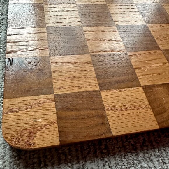 Handmade Wooden Checker Board - Picture 6 of 16